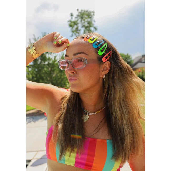 Kaxi Neon Snap Clips (pack of 10) - Hair Accessories - 3