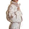 Puffer Jacket, Taupe Multi - Jackets - 1 - thumbnail