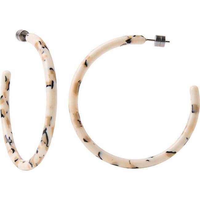 Large Hoops, Terrazzo - Earrings - 1