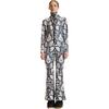 Bonded Ski Suit, Black/White - Snowsuits - 1 - thumbnail