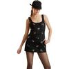 Embroidered Mini Dress, Black - Dresses - 4 - thumbnail