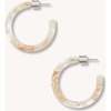Mini Hoops, Chiffon - Earrings - 1 - thumbnail