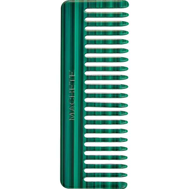 Wide Tooth No.2 Comb, Malachite