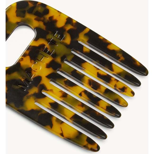 Wide Tooth No.4 Short Comb, Classic Tortoise