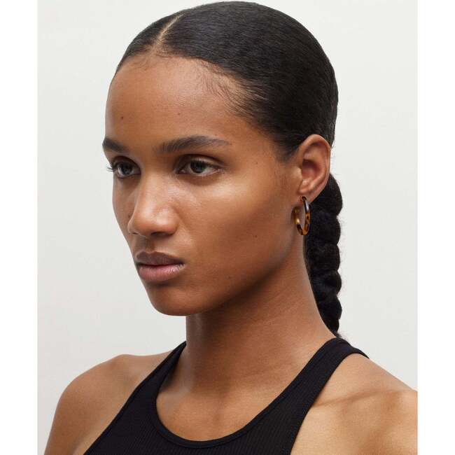 Mini Semi Hoops, Classic Tortoise