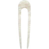 French Hair Pin, Opalite Shell Checker - Hair Accessories - 1 - thumbnail