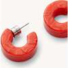 Muse Semi Hoops, Poppy - Earrings - 2 - thumbnail