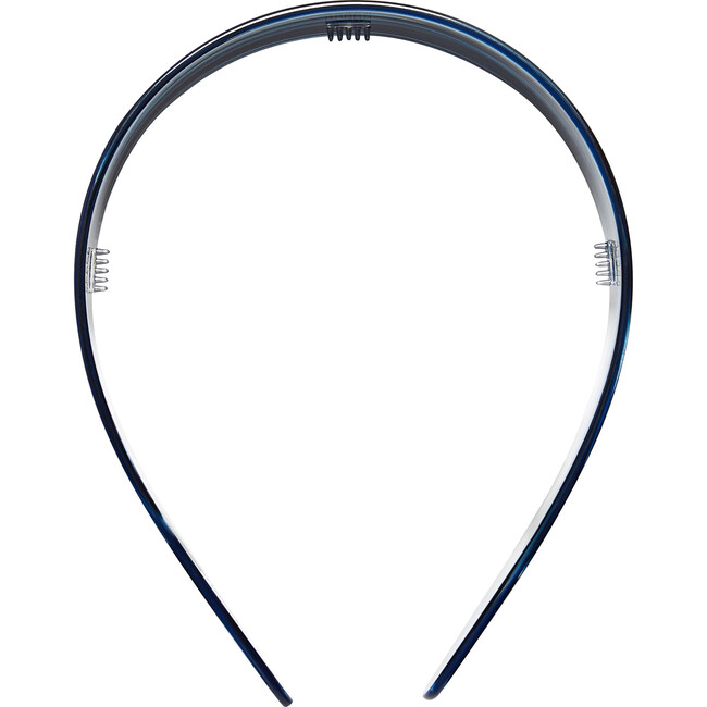 Wide Hand-Polished Headband, Indigo