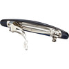 No.1 Heirloom Spring Clasp Oval Barrette, Indigo - Hair Accessories - 2 - thumbnail