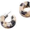 Muse Handmade Hoops Earring, Abalone - Earrings - 2 - thumbnail