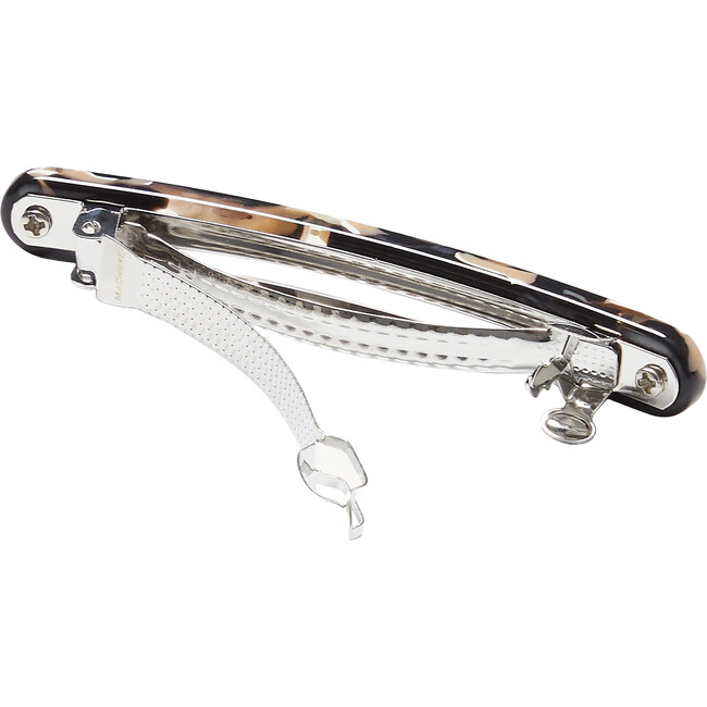 Midi Paris Handmade Spring Clasp Barrette, Abalone