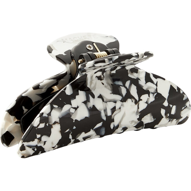 Midi Heirloom Handcrafted Hair Claw Clip, Noir