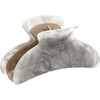 Grande Heirloom Handcrafted Claw Clip, Grey Shell - Hair Accessories - 2 - thumbnail