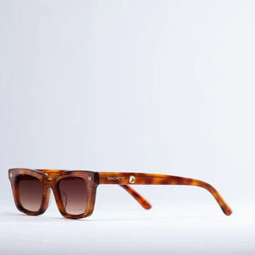 Ruby Sunglasses, Dark Tortoise Stripe