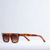 Ruby Sunglasses, Dark Tortoise Stripe - Sunglasses - 2 - thumbnail