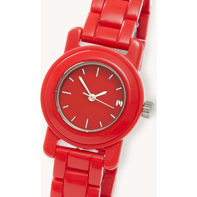 Women's Mini Mono Watch, Ruby