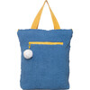 Snuggle Tote XL, Hudson Bay Blue/ Goldenrod - Bags - 1 - thumbnail