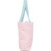 Color Block Tote – Corduroy & Sherpa Bag with Double Pockets + Cozy Coin Purse - Cotton Candy Pink - Bags - 2 - thumbnail