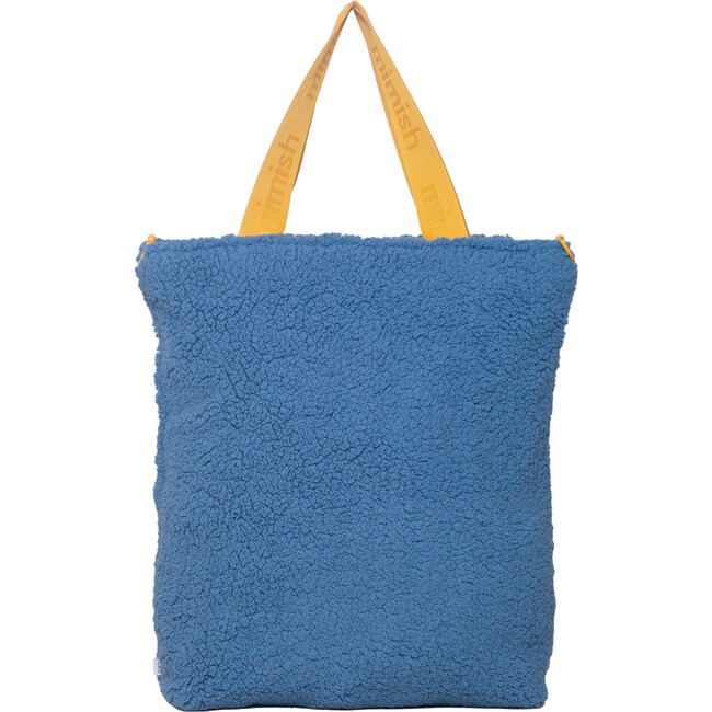 Snuggle Tote XL, Hudson Bay Blue/ Goldenrod - Bags - 3