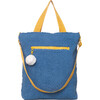 Snuggle Tote XL, Hudson Bay Blue/ Goldenrod - Bags - 4