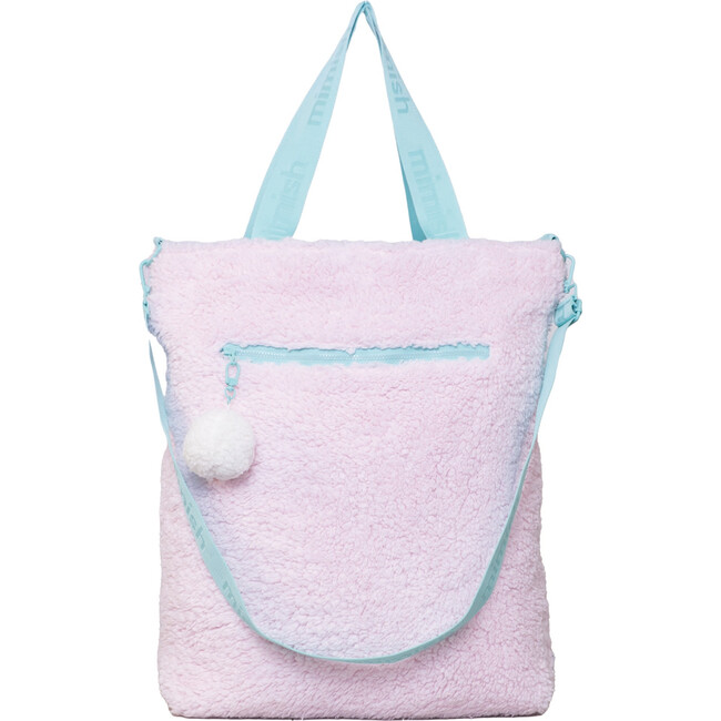 Snuggle Tote XL, Cotton Candy Pink/ Fair Aqua - Bags - 4