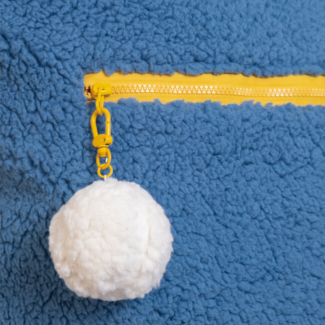 Snuggle Tote XL, Hudson Bay Blue/ Goldenrod - Bags - 5