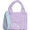 Sherpa Tote Bag with Matching Coin Purse, Bows - Bags - 5