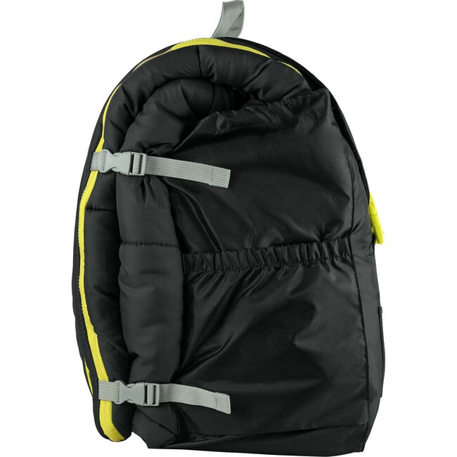 Big Kid's Sleep-N-Pack Sleepbag, Charcoal And Marshmallow Grey Sherpa - Sleepbags - 4