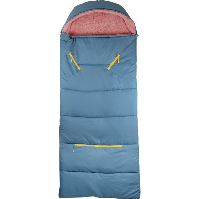 Big Kid's Sleep-N-Pack Sleepbag, Hudson Bay And Cherry Sherpa