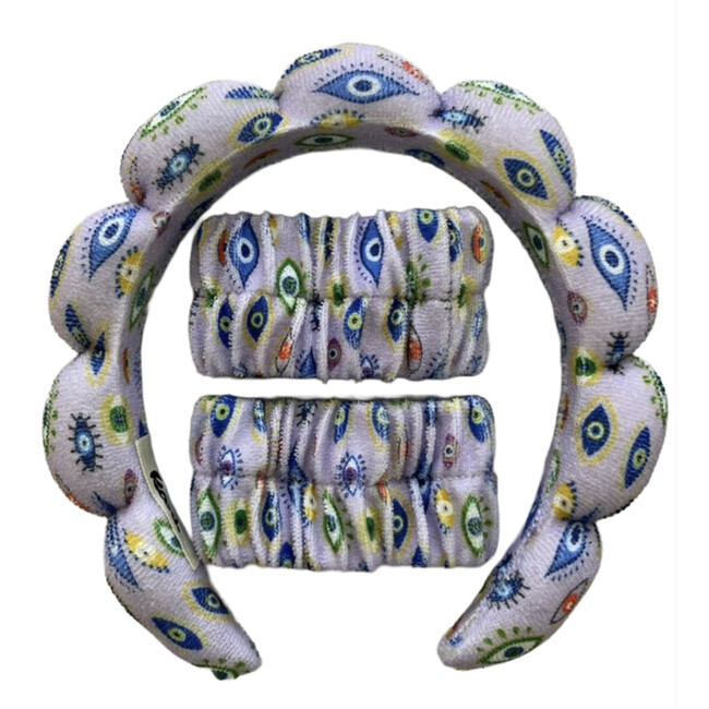 GRWM Headband + Wristband Sets, Evil Eye