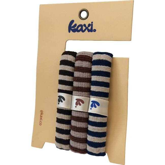 Kaxi University Striped Hair Tie Pack