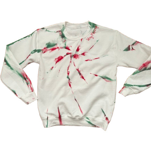 Kids & Youth Very Merry Tie Dye Sweatshirt