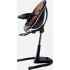 Moon High Chair, Black / Camel - Highchairs - 2