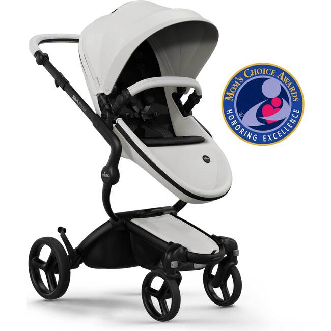 Xari Max Stroller, Black / Snow White / Black - Single Strollers - 4