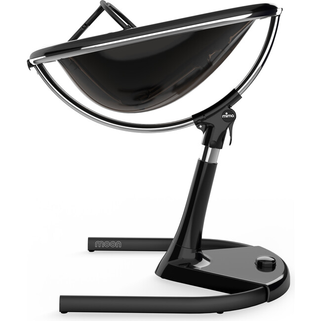 Moon High Chair, Black / Camel - Highchairs - 4
