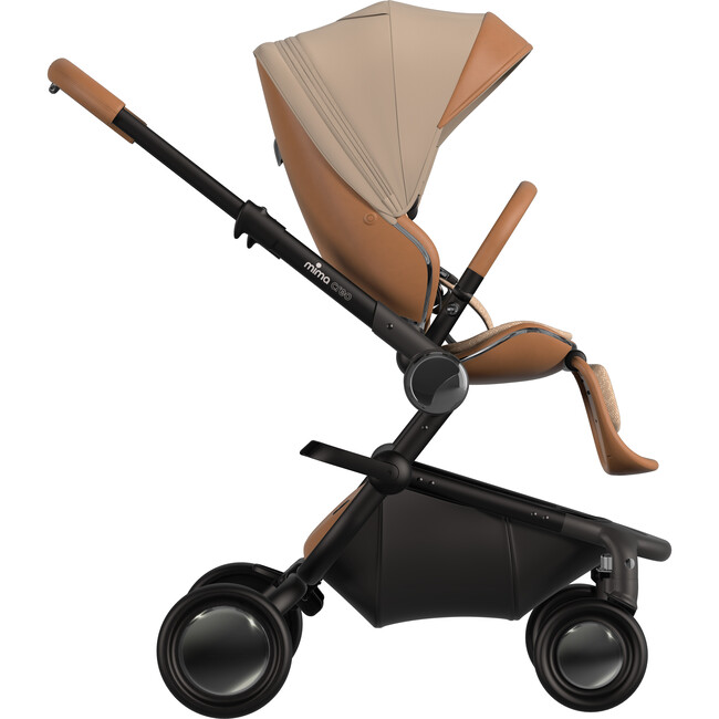 Creo Stroller, Mocha Cream - Single Strollers - 3