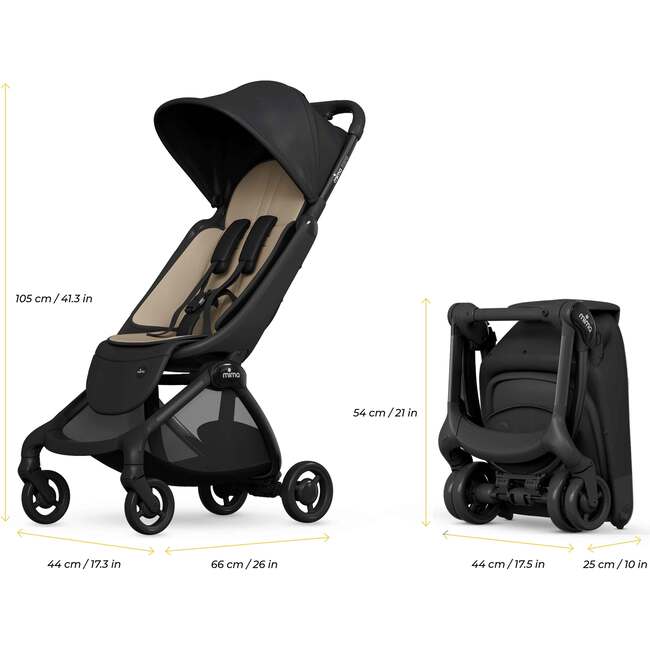Miro Stroller, Black - Single Strollers - 6