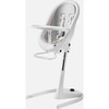 Moon High Chair, White / Silver - Highchairs - 1 - thumbnail