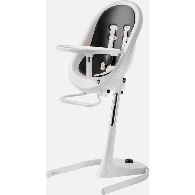 Moon High Chair, White / Black