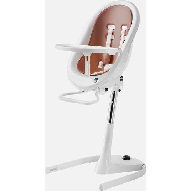 Moon High Chair, White / Camel