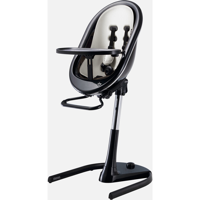 Moon High Chair, Black / White