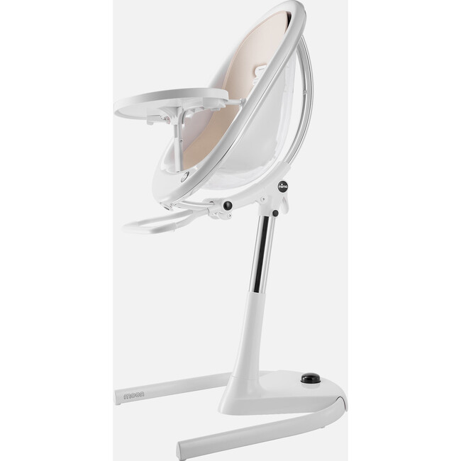 Moon High Chair, White / Champagne