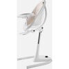 Moon High Chair, White / Champagne - Highchairs - 2 - thumbnail