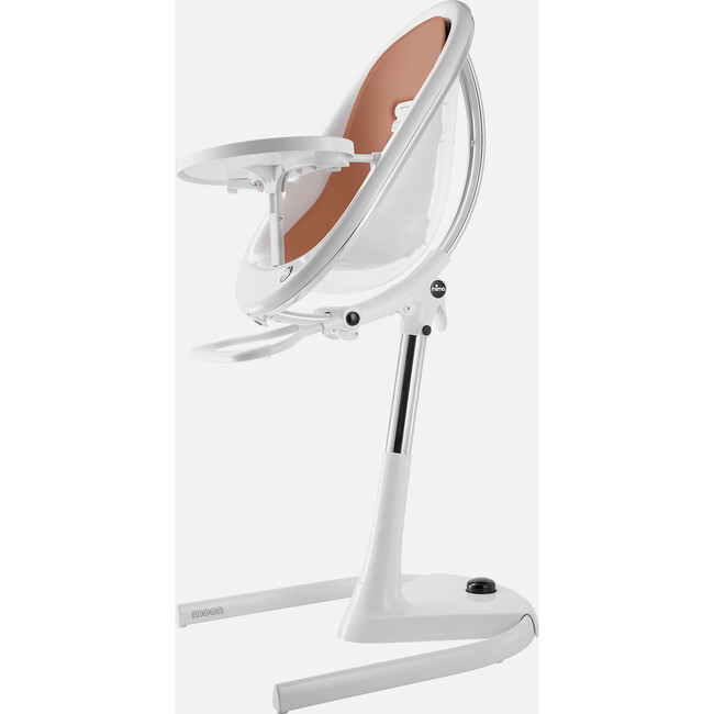 Moon High Chair, White / Camel