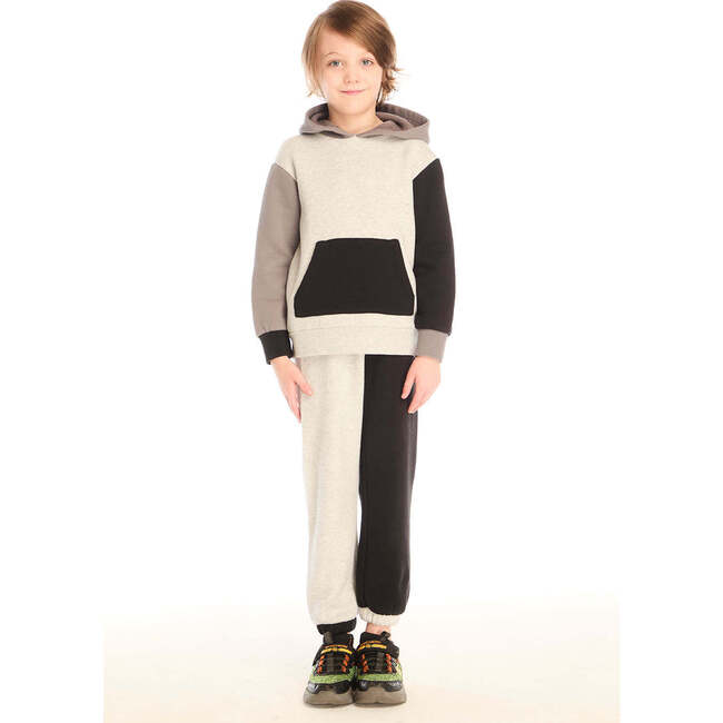 Colorblocked Long Sleeve Hoodie - Sweatshirts - 3