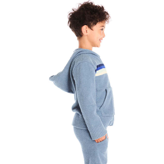 Paxton Tahoe Blue Zip Up Hoodie - Sweatshirts - 3