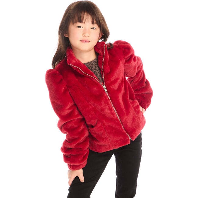 Puff Sleeve Rouge Jacket - Jackets - 3
