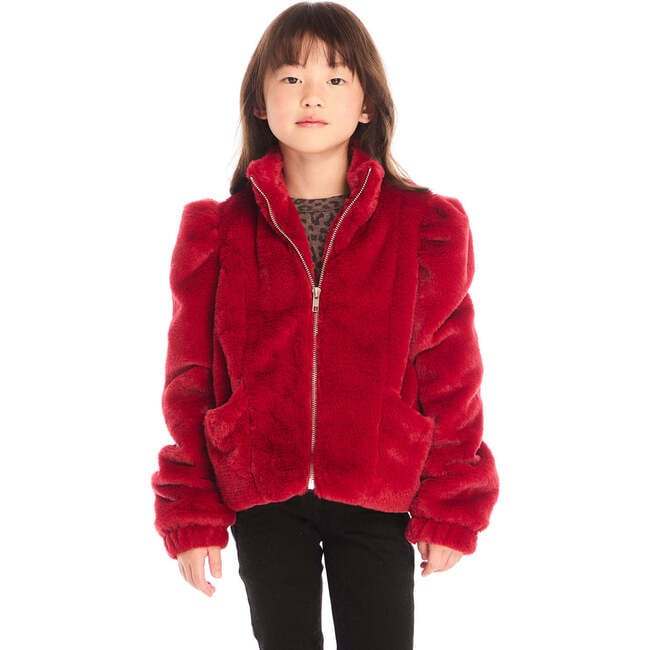 Puff Sleeve Rouge Jacket - Jackets - 5