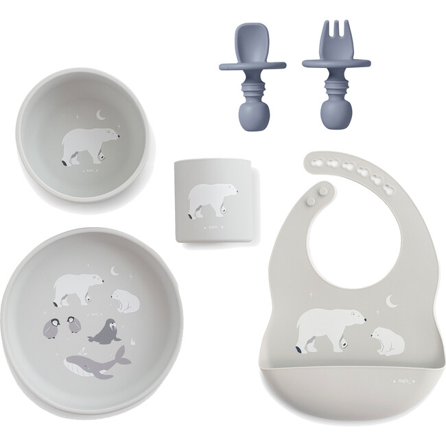 Polaris Mealtime Adventure Set, Glacier Grey