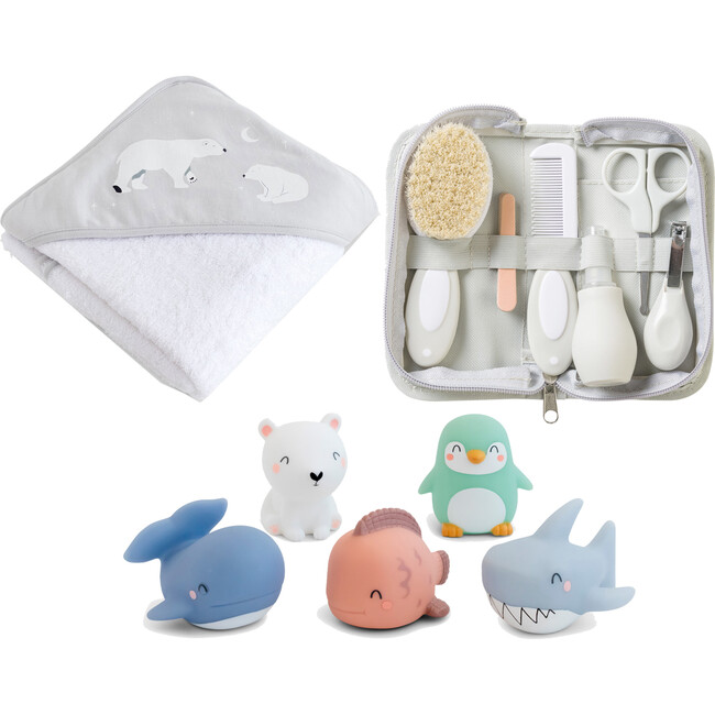 Polaris Bath Time Essentials Set, Glacier Grey